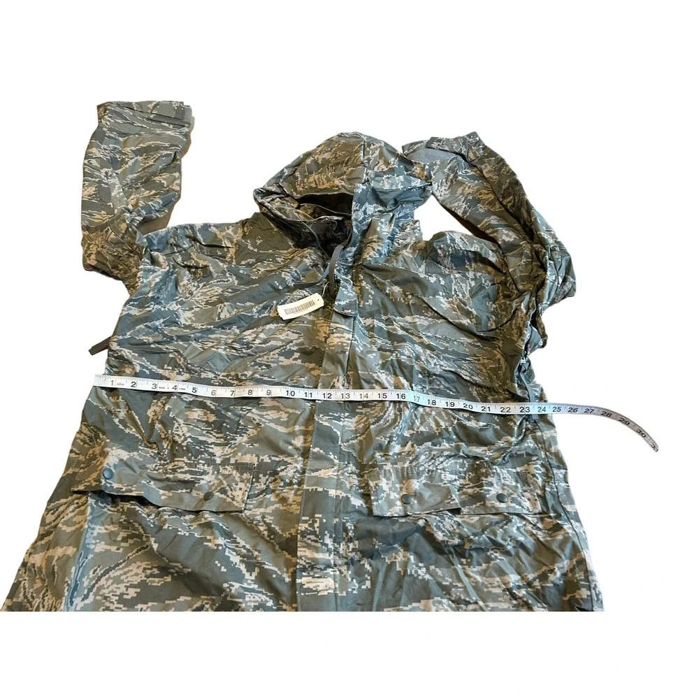 ORC Industries Parka Improved Rainsuit Jacket Men's Small Green‎ Camouflage